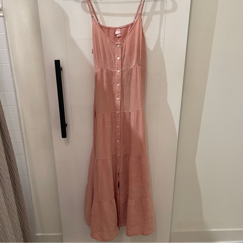 Nom Maternity Monaco Maternity Button Front Maxi … - image 3